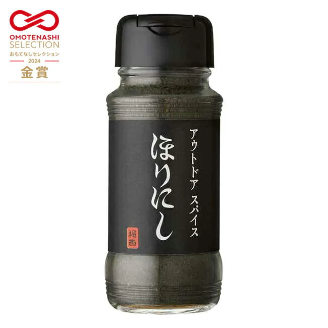 堀西ほりにし戶外萬能調味料黑標煙薰包裝100g產品包裝