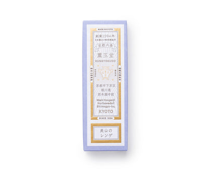 薰玉堂美山的蓮華線香線香禮盒包裝，適合送禮與自用