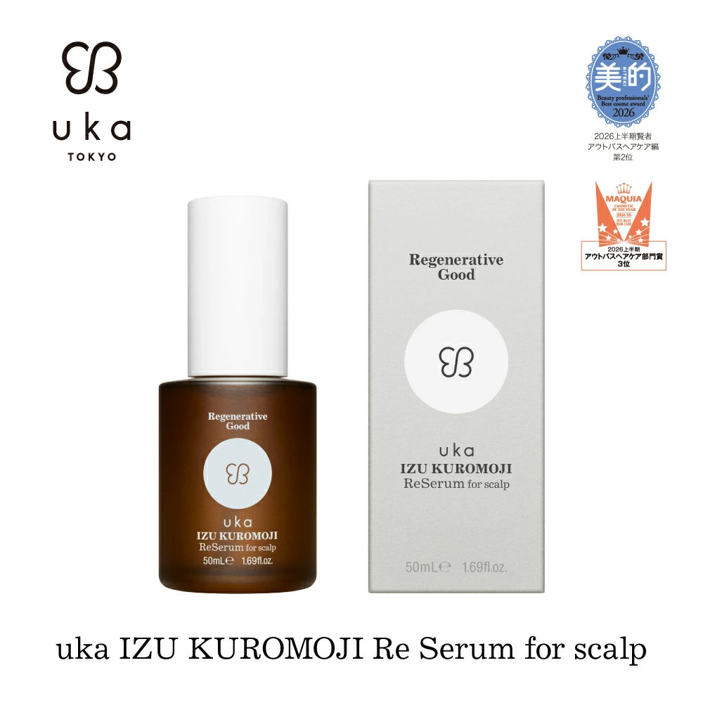 【uka】IZU KUROMOJI ReSerum for scalp 頭皮賦活修護精華