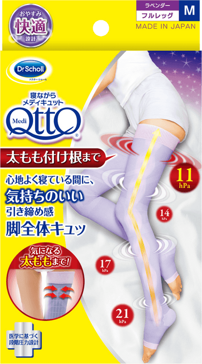 【MediQtto】睡眠專用著壓襪丨全腿丨到大腿根部丨IroIro Select Shop