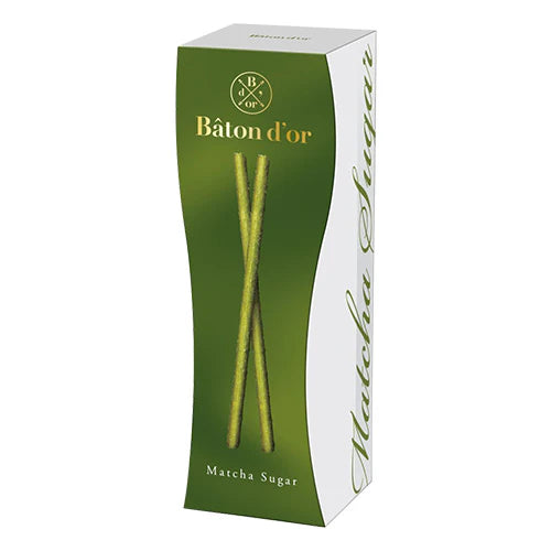 Bâton d’or 抹茶砂糖餅乾條｜綠白包裝｜大人系抹茶風味Pocky風餅乾