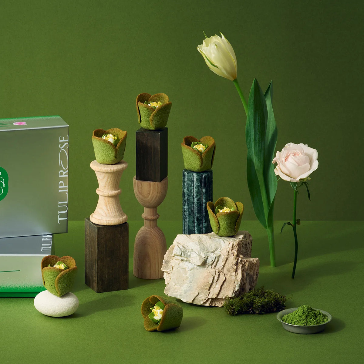 【TOKYO TULIP ROSE】宇治抹茶鬱金香曲奇丨6個入丨大阪限定丨IroIro Select Shop