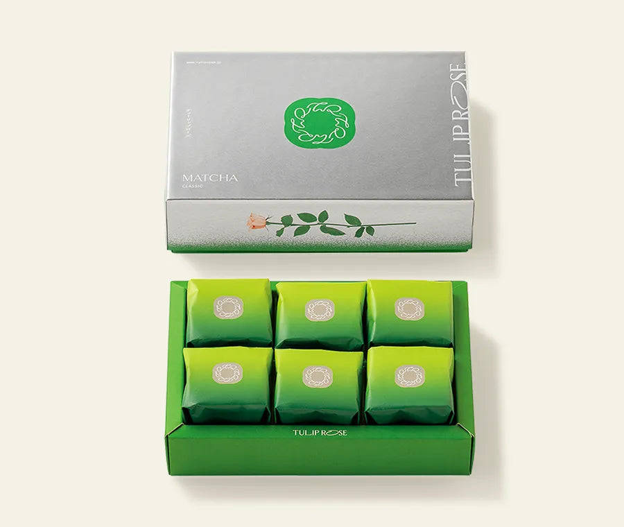 【TOKYO TULIP ROSE】宇治抹茶鬱金香曲奇丨6個入丨大阪限定丨IroIro Select Shop