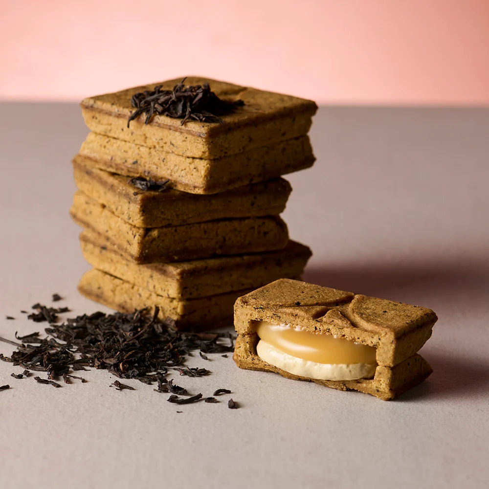 【Press Butter Sand】和紅茶伯爵茶焦糖奶油夾心餅丨5個入丨數量限定丨IroIro Select Shop