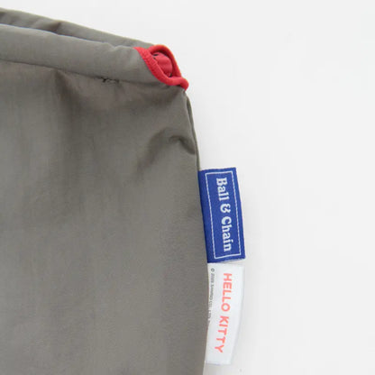 【Ball&Chain】Hello Kitty × Ball&Chain 刺繡 tote bag丨灰色