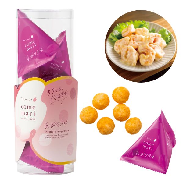 【Come Mari】日式脆米波波丨蝦味美乃滋口味丨6袋入